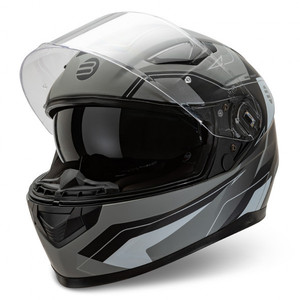Casque intégral Befast Ventus III Matt Silver Black S - Product Image 2