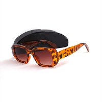 Sonnenbrille Mit Logo luxe rétro lunettes de soleil petit cadre carré rectangulaire Pc unisexe Uv400 lentilles optiques lunettes de soleil