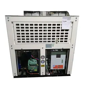 Unit kondensor 4VES-10Y untuk ruang dingin 10HP dengan kotak kontrol listrik harga unit kondensor pendingin