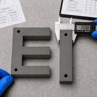 Noyau en fer EI à faible fuite de flux pour application magnétique industrielle, certifié ROHS/CE, indice de flux 50 kGmm