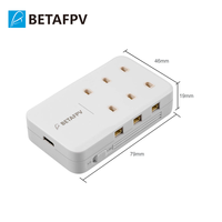Adaptateur de charge rapide BETAFPV 6 ports 1S, entrée Type-C, protocoles PD3.0/QC3.0 pour accessoires de batterie de drone de course FPV, quadricoptère