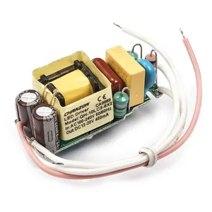 Controlador LED de corriente constante, placa PCB de 10W, 450mA, 12-20V, sin funda para luz de Chip LED de alta potencia