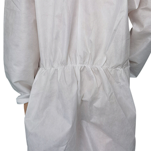 TYPE 5/6ชุดสาดสารเคมีความเสี่ยงต่ำโดยรวม,ชุดคลุมแบบใช้แล้วทิ้ง SMS ระบายอากาศได้ดีมาก - Product Image 5