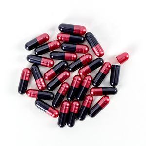 Capsules vides en gélatine assorties aux couleurs avec logo personnalisé vendues par carton (MOQ 1 carton) - Product Image 1