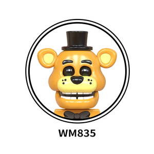 WM6074 FNAF Mini <span class=keywords><strong>Five</strong></span> Nights <span class=keywords><strong>at</strong></span> <span class=keywords><strong>Freddy</strong></span>'s Chica Bonnie Foxy Jeu d'horreur d'<span class=keywords><strong>anime</strong></span> Blocs de construction éducatifs Jouets cadeaux pour enfants - Product Image 4