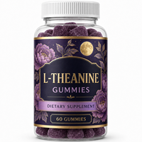 Gummies de L-Théanine Marque Blanche OEM Saveur Personnalisée 60 Unités Complément Alimentaire Bien-être Quotidien Vente en Gros Fabricant