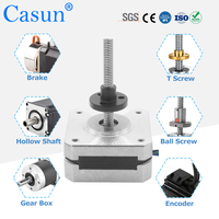 Casun Nema 17 prix d'usine moteur pas à pas à vis sans fin 130mN.m 20mm cadre moteur pas à pas pour la robotique