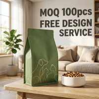 YOUYI Sachet Doypack Anti-Perforation de Qualité Alimentaire avec Fermeture Zip Refermable pour Aliments pour Chiens 1kg 2kg 5kg Impression OEM