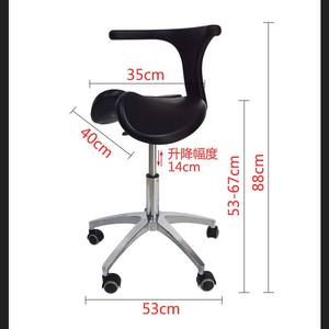 เก้าอี้ตัดผมแบบอื่นๆ หุ้มหนังเทียม ปรับความสูงได้ พร้อมที่วางแขน ล้อเลื่อนหมุนได้ - Product Image 5