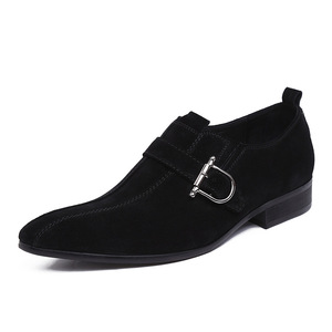 Chaussures élégantes à bout pointu en cuir pleine fleur, pour le bureau et la carrière, avec soutien de la voûte plantaire, semelle extérieure en caoutchouc, semelle intérieure amortie et doublure respirante - Product Image 4