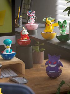 XX 26 Offre Spéciale Figurines Anime Originales Pokémon Assises Boîte Mystère Eevee Pika Gengar Jouets Ornementaux en PVC pour Décoration - Product Image 1