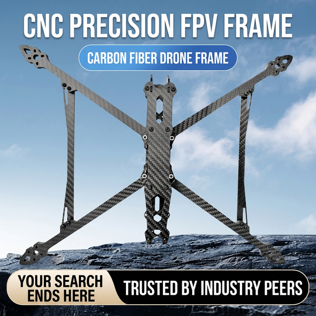 3K Carbon Fiber Racing Drone Frame Mark4 for 7/8/9/10 Inch Drones