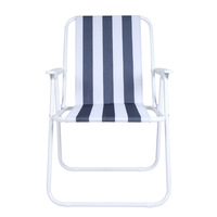 Chaise pliante d'extérieur Hitree, légère, en acier métallique, tissu Oxford, pour jardin, plage, été, bon marché