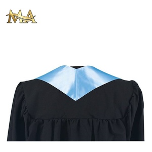 Étole de graduation simple personnalisée OEM pour ceinture d'adultes unisexe 60 "/72" longue étole de graduation 16 couleurs pour la cérémonie - Product Image 4
