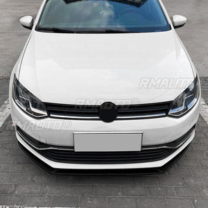 Front Bumper Lip Spoiler Diffuser Splitters Body Kit Aprons Cover Guard Trim for Volkswagen Polo 6R 6C 2009-2017 - Product Image 3