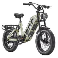 Vélo électrique pour adultes Alibaba 250W 52V 60Ah Batterie au lithium Cadre en acier au carbone 7 vitesses Freins à disque hydrauliques Fabriqué en Chine