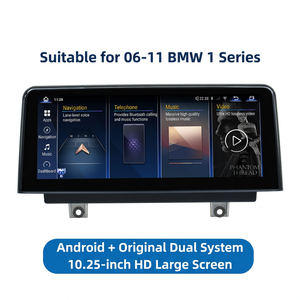 10.25 Inch Dual <b>System</b> Android Car Radio for BMW 1 Series 2006‑2011, Retain Original Car <b>System</b> HD Touch Screen Head Unit - Product Image 1