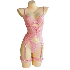 Set di Lingerie <span class=keywords><strong>Sexy</strong></span> in Pizzo Trasparente Stile Europeo e Americano, Aderente alla Figura - Product Image 6