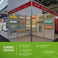 Enseignes lumineuses LED 3D personnalisées à éclairage frontal, étanches IP65, pour publicité extérieure, devantures de magasins, signalétique commerciale, contrôle Bluetooth