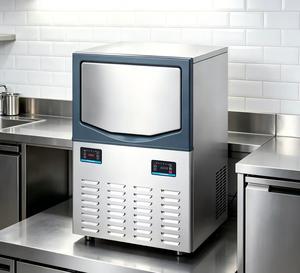 Máquina de Hielo Comercial con Diseño de Snooker, Capacidad de 100 kg, Cubos de 5 kg, 220-240V, Alta Productividad, Funcionamiento Automático - Product Image 4