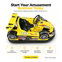 Voiture de course F1 à une place, alimentée par batterie, avec carrosserie renforcée en PRFV, pour usage commercial, vente directe usine pour parcs d'attractions