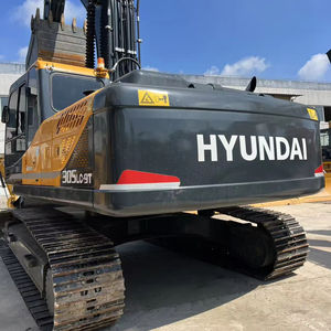 Excavadora de cadenas Hyundai R305LC-9T usada de 30 toneladas, motor Cummins original de Corea, excavadora de segunda mano bien mantenida, lista para envío. - Product Image 1