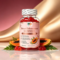 Gummies OEM non-OGM aux baies mélangées pour l'amélioration mammaire et la féminisation corporelle