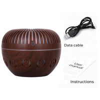 Diffuseur d'air ultrasonique, humidificateur, 150 ml, huile aromatique essentielle, portable, USB, contrôle de l'humidité électrique