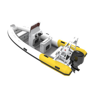 Vente en gros Certification CE 18ft 560 PVC Orca Hypalon Tube Bateau gonflable à nervures profondes en aluminium avec <span class=keywords><strong>console</strong></span> - Product Image 3