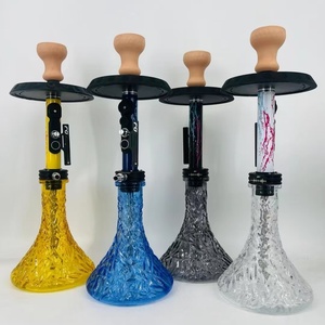 Original russie El Bomber Dj narguilé ensemble complet usine directe moderne boîte-cadeau Durable cristal verre tuyau bol fête Shisha Chicha - Product Image 4