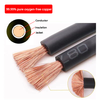 Câble de connexion souple pour batterie à brancher, en cuivre AWG01, 8/6/4/2 AWG, 10/16/25/35 mm, bornes à œillet SC M6/M8/M10, standard 2025