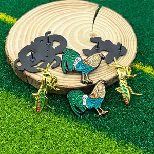Creative Cartoon Animal Metal Brooches Zinc Alloy Unisex Gift <b>Pins</b> For <b>Hat</b> Decoration - Product Image 4