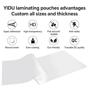 Pochettes de plastification thermique A3 de qualité supérieure, sans bulles, film de plastification haute clarté, format grand menu, film de plastification mat - Product Image 3