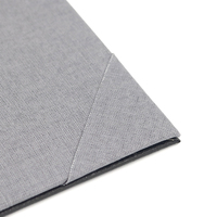 Carpeta para Diploma Mondon ZS110 de Cuero Granulado Tamaño A4 8.5x11 con Logotipo Plateado