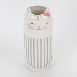 Caja de baratija de <span class=keywords><strong>gato</strong></span> lindo de cerámica pintada a mano, caja de anillo de gatito - Product Image 4