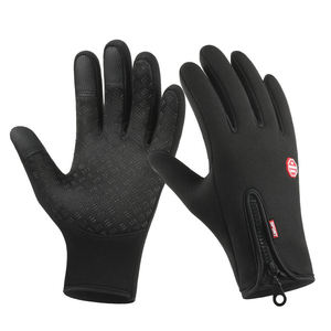 Guantes Deportivos de Invierno Unisex de Poliéster Impermeables y Resistentes al Viento con Pantalla Táctil para Ciclismo y Conducción - Product Image 4