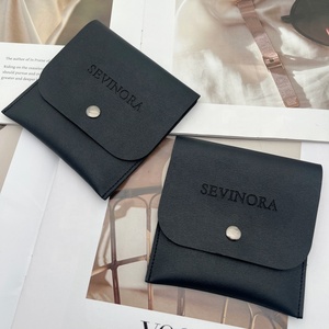 Nuova Borsa in Pelle PU per Anelli, <span class=keywords><strong>Orecchini</strong></span>, Collane, Monete, Carte, Sacchetto Regalo, Custodia per Gioielli - Product Image 1