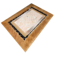 Tapis moelleux en fausse peau de mouton moderne et doux Tapis en peluche en fausse fourrure à cheveux longs Chambre à coucher Chevet Décoration intérieure Tapis de sol en polyester