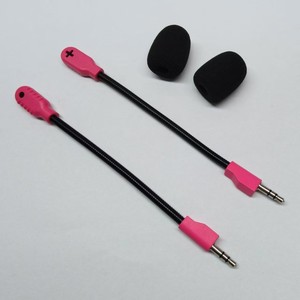 Microphone de remplacement détachable pour casque de jeu Logitech G Pro X2, microphone 3,5 mm avec couvercle en mousse, réduction du bruit - Product Image 2