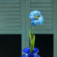 Tulipe Artificielle Hydratante au Toucher Réaliste en PU, Fleur Réaliste à Tige Souple et Flexible pour Décoration Maison, Hôtel, Mariage