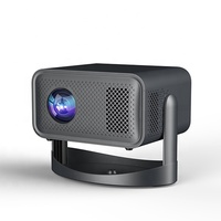 Mini Proyector Inteligente 720P de Tiro Corto, Android 12, WiFi, BT 5G, 4K, Cine en Casa, Videojuegos, TV 3D, Teléfono, Proyector Inalámbrico para Exteriores