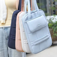 Sac de rangement pour ordinateur portable à bandoulière, élégant, pour ordinateur portable 15 pouces, sac de protection pour ordinateur