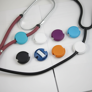 Placa de identificación con forma circular para estetoscopio manual - Product Image 1