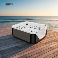 Manufacturer Direct Supply Luxury Acrylic <strong>Outdoor</strong> Hydro Spa 6 Person <strong>Balboa</strong> Controlled Massage <strong>Hot</strong> <strong>Tub</strong>
