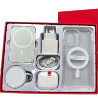 Emballage d'origine Apple 6 en 1, accessoires fil, étui de téléphone, batterie externe, chargeur sans fil pour iphone 13 Magsafes