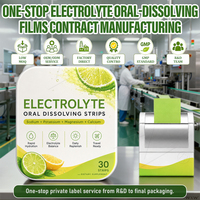 Tiras de Electrolitos Orales OEM ODM con Complejo de Electrolitos, Hidratación Rápida, Suplemento Dietético Deportivo, Fórmula Personalizada