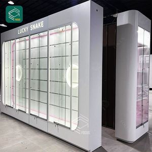 Présentoir de luminaire de magasin personnalisé Présentoir en verre pour cigare Présentoir pour magasin de tabac Magasin de détail pour magasin de tabac - Product Image 4