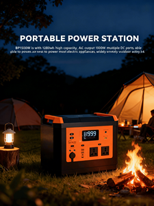 Generador <span class=keywords><strong>Solar</strong></span> Portátil de Iones de Litio 1008Wh LiFePO4, Onda Sinusoidal Pura, <span class=keywords><strong>Panel</strong></span> Silencioso, Controlador MPPT, Enchufe EU/US, <span class=keywords><strong>Linterna</strong></span> de 300W - Product Image 6