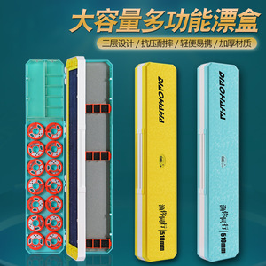 DlOHHH Fishing <b>Tackle</b> <b>Box</b> 510mm Multi Function Storage Case Blue And Yellow - Product Image 2