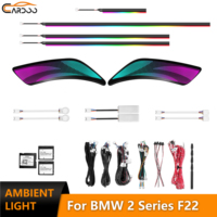 Luz Ambiental para Auto F22, para BMW Serie 2 Coupé M240i 218i M2 F87/F22/F23 2014-2020, Iluminación LED Interior, Kits de Actualización Dinámica